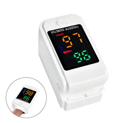 Draagbare Hartslag- en Zuurstofmeter | Onyx Sensor | Hoogprecisie | LED-Display | Snel Resultaat | Energiezuinige Draagbare Meter | Gezonde Levensstijl | Geschikt voor Reizen en Thuisgebruik | Nauwkeurige Meting | Zonder Narigheid