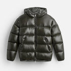 Heren Winterjas Dons | Warme Puffer Jacket 100% Dons | RCS Gerecycled Polyamide | Verstelbare Capuchon & Hals | Koude Bestendig