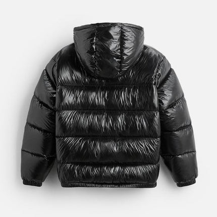 Heren Winterjas Dons | Warme Puffer Jacket 100% Dons | RCS Gerecycled Polyamide | Verstelbare Capuchon & Hals | Koude Bestendig