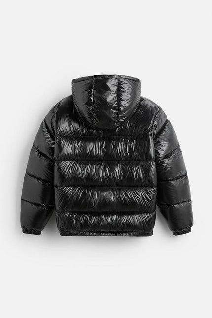 Heren Winterjas Dons | Warme Puffer Jacket 100% Dons | RCS Gerecycled Polyamide | Verstelbare Capuchon & Hals | Koude Bestendig