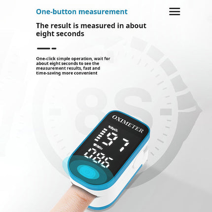 Draagbare Hartslag- en Zuurstofmeter | Onyx Sensor | Hoogprecisie | LED-Display | Snel Resultaat | Energiezuinige Draagbare Meter | Gezonde Levensstijl | Geschikt voor Reizen en Thuisgebruik | Nauwkeurige Meting | Zonder Narigheid