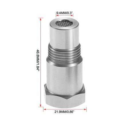 O2 Sensor Adapter Auto | CEL Fix M18x1.5 | Check Engine Light Eliminator | Past Op Diverse Uitlaatsystemen | Roestvrij Staal | Verbeterde Uitlaatprestaties | Vermindert Storingscodes | Compatibel Met Aftermarket Sportuitlaten