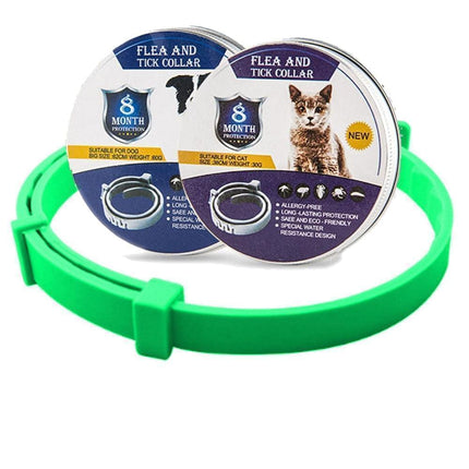Vlooien- en Tekenband Huisdieren | Langdurige Bescherming 8 Mnd | Verstelbaar & Waterdicht | Honden & Katten | Veilig Zonder Chemie