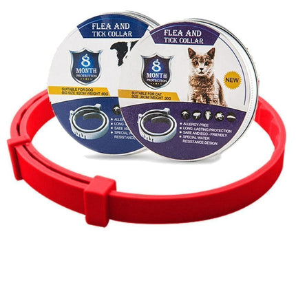Vlooien- en Tekenband Huisdieren | Langdurige Bescherming 8 Mnd | Verstelbaar & Waterdicht | Honden & Katten | Veilig Zonder Chemie
