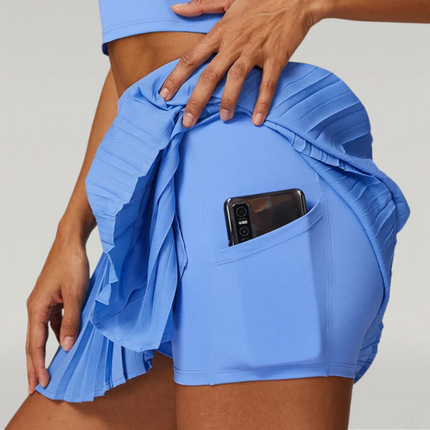 Sportrok Dames met Ingebouwd Broekje | Bewegingsvrijheid en Stijl | Tennis & Sportactiviteiten | Nylon Spandex Kreukelvrij