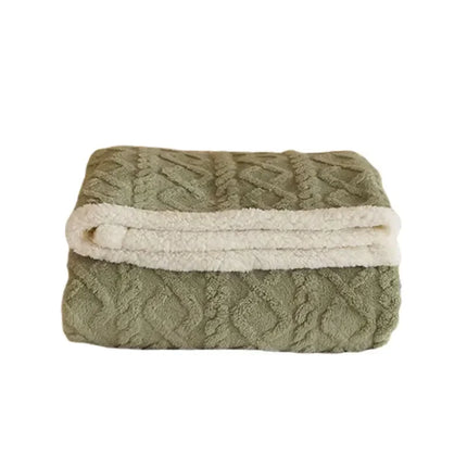 Luxe Lamswollen en Fleece Winterdeken | Hoogwaardige Warmte en Comfort | Tijdloze Stijl voor Woon- en Slaapkamer | Ademend en Isolerend voor Koude Nachten | Perfect voor Huiskamer of Slaapkamer | Lichtgewicht en Comfortabel voor Dagelijks Gebruik