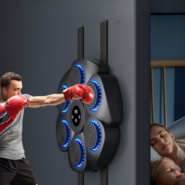 BoxBuddy™ | Interactieve Bokstraining | Slimme Technologie voor Kracht & Snelheid | Bluetooth Connectiviteit | Voor Kinderen & Volwassenen | Duurzaam Design | Eenvoudige Montage | Geschikt voor Thuisgebruik