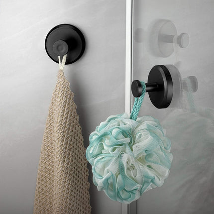 BathroomBuddy Zuignappen Set | Sterke Zuigkracht | Eenvoudige Installatie | Geen Boren Nodig | Ideaal Voor Badkamer & Keuken | Duurzaam Ontwerp | 2 Stuks