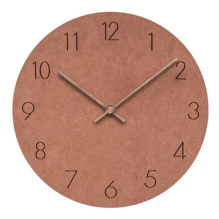Wandklok Stijlvol Design | Modern en Minimalistisch | Geruisloze Werking | Geschikt voor Woonkamer Slaapkamer Kantoor | Interieur Decoratie Klokken | Strak Ontwerp | Frisse Uitstraling | Eenvoudige Cijfers | Multifunctioneel
