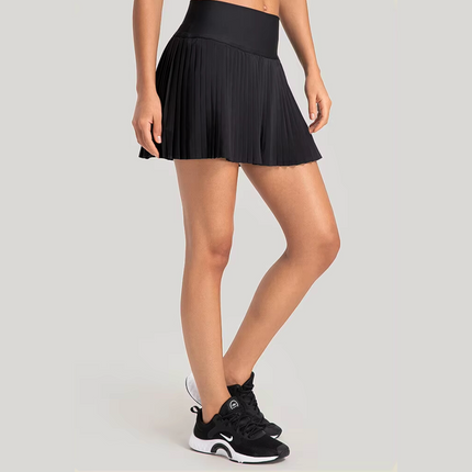 Sportrok dames | Ingebouwd broekje | Tennis en sporten | Comfortabel en stijlvol | Nylon spandex mix | Kreukelvrij en ademend