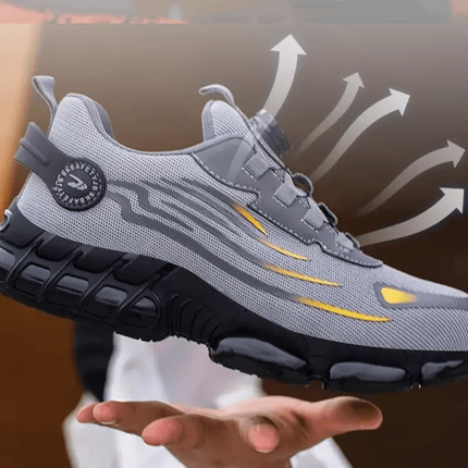 Orion Orthopedische Heren Werkschoenen | Veilige werkschoenen met Kevlar-zool | Antislip & Anti-vermoeidheidstechnologie | Lichtgewicht en schokabsorberend | Ideaal voor professionals in industrie en werkplaatsen