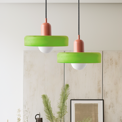 Bauhaus Design Hanglamp | Gekleurd Glas | Modern Interieur | Energiezuinig | Kies Jouw Ruimte | Eyecatcher Verlichting