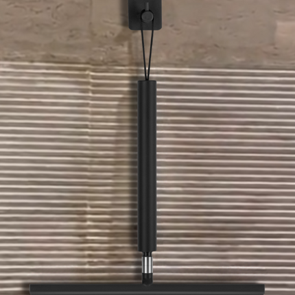 Sanitair-Deluxe Telescopische Douchewisser | Uitschuifbare Steel 120cm | Streeploos Resultaat | Zonder Boren | Corrosiebestendige Accessoire
