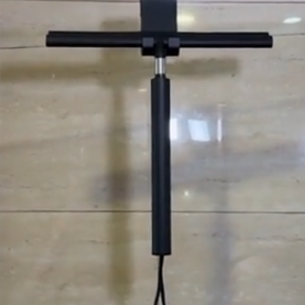 Sanitair-Deluxe Telescopische Douchewisser | Uitschuifbare Steel 120cm | Streeploos Resultaat | Zonder Boren | Corrosiebestendige Accessoire