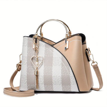 YSL Designer Tas | Handgemaakte Luxe | Levendige Kleurblokken & Kwastdetail | Premium & Elegant Leer | Ruime Interieur Ruimte