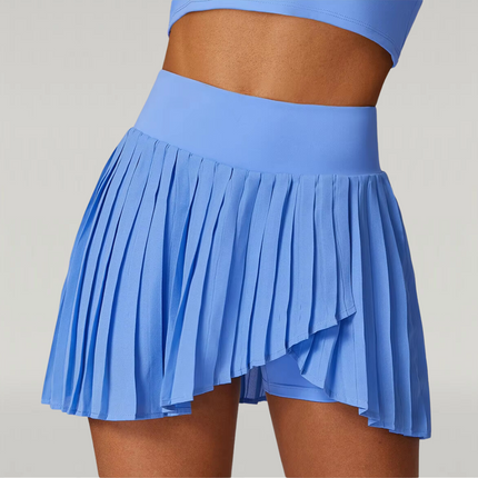 Sportrok Dames met Ingebouwd Broekje | Bewegingsvrijheid en Stijl | Tennis & Sportactiviteiten | Nylon Spandex Kreukelvrij