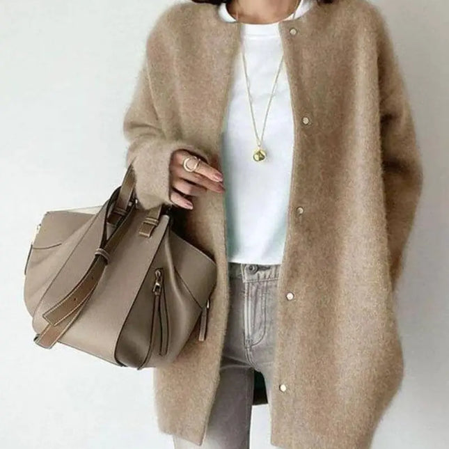 Luxe Wol-Mohair Vest Kath | Tijdloos Ontwerp | Stijlvolle Vrijetijdskleding | Chique Elegantie | Comfortabele Pasvorm | Functionele Mode | Mode voor Dames | Warm en Zacht | Ideaal voor Overgangsseizoenen | Elegante Afwerking