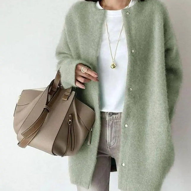 Luxe Wol-Mohair Vest Kath | Tijdloos Ontwerp | Stijlvolle Vrijetijdskleding | Chique Elegantie | Comfortabele Pasvorm | Functionele Mode | Mode voor Dames | Warm en Zacht | Ideaal voor Overgangsseizoenen | Elegante Afwerking