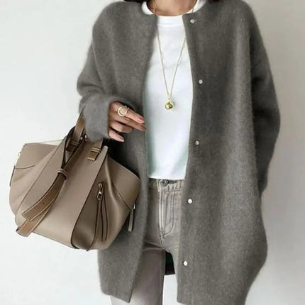 Luxe Wol-Mohair Vest Kath | Tijdloos Ontwerp | Stijlvolle Vrijetijdskleding | Chique Elegantie | Comfortabele Pasvorm | Functionele Mode | Mode voor Dames | Warm en Zacht | Ideaal voor Overgangsseizoenen | Elegante Afwerking