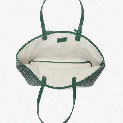 PVC Schoudertas Dames | Ruime Casual Tas Studenten | Lichtgewicht Handtas | Waterafstotend & Duurzaam | Stijlvolle Tote Bag