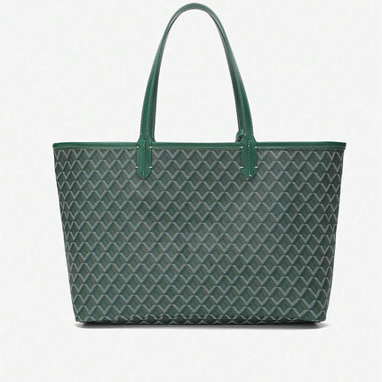 PVC Schoudertas Dames | Ruime Casual Tas Studenten | Lichtgewicht Handtas | Waterafstotend & Duurzaam | Stijlvolle Tote Bag