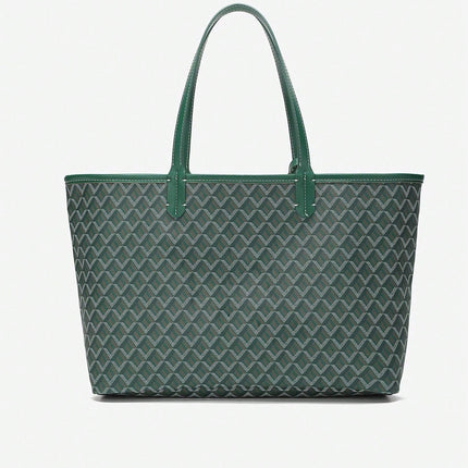 PVC Schoudertas Dames | Ruime Casual Tas Studenten | Lichtgewicht Handtas | Waterafstotend & Duurzaam | Stijlvolle Tote Bag