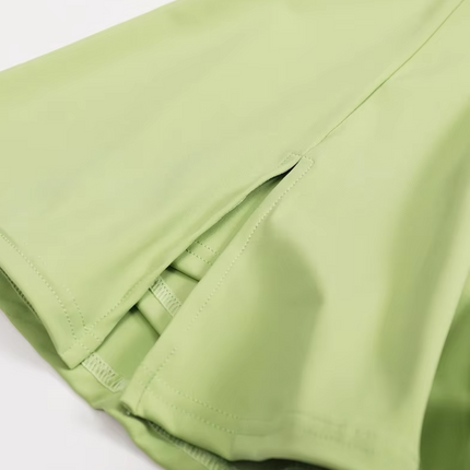 Dames Tennisrok | Sportief en Elegant | Inclusief Ingebouwd Broekje | Nylon Spandex Mix | Ideaal Voor Sport | Kreukelvrij en Handwas | Perfecte Pasvorm | Comfortabel Bewegen Tijdens Activiteiten