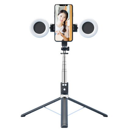 Flexibel Selfiestick | 360° Rotatie | Draagbaar Aluminium Design | Verbeterde Stabiliteit & Verlichting | Multi-Functioneel | Ideaal voor Reizen & Groepsselfies | Intuïtief Ontwerp | Perfect voor Smartphone Fotografie en Video | Ultieme Selfie-Oplossing