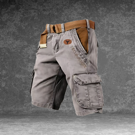 Heren Cargo Korte Broek Maverick | Duurzaam Katoenmix | Meerdere Zakjes | Outdoor Avonturen & Casual Gebruik | Regular Fit | Stijlvol en Veelzijdig | Rits- en Knoopsluiting | Diverse Kleuren | Comfortabele Pasvorm