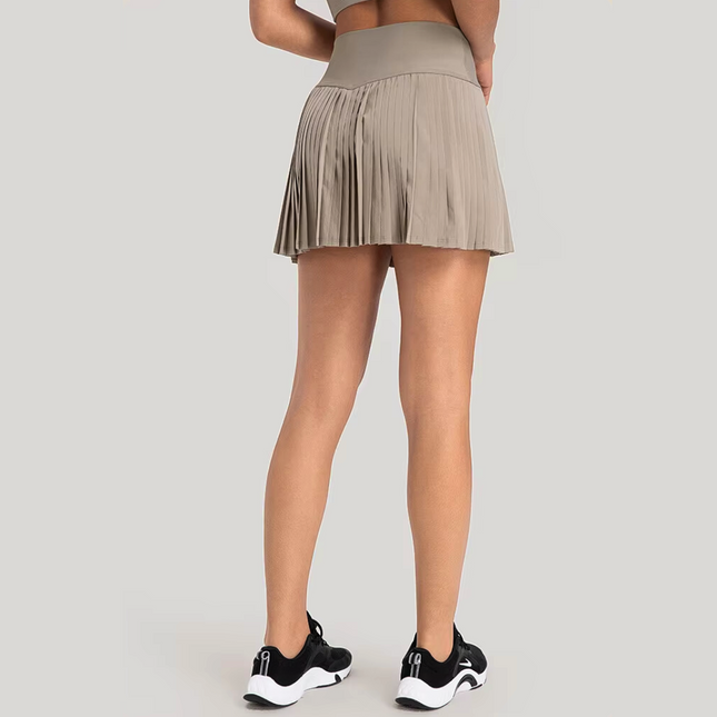 Sportrok dames | Ingebouwd broekje | Tennis en sporten | Comfortabel en stijlvol | Nylon spandex mix | Kreukelvrij en ademend