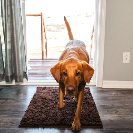 Absorberende Hondenmat CleanPaw | Geschikt Voor Alle Vloeren | Anti-slip Design | Wasmachinebestendig | Vuil- en Wateropvang | Ideaal Tegen Vuile Poten | Duurzame Vezels | Voor Parket Tegels Hout Marmer | Dierenbenodigdheden