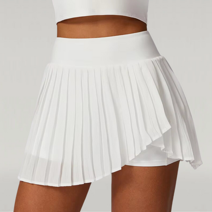 Sportrok Dames met Ingebouwd Broekje | Bewegingsvrijheid en Stijl | Tennis & Sportactiviteiten | Nylon Spandex Kreukelvrij