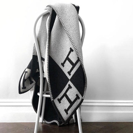 Luxe wollen kasjmier plaid 140x170 cm | Superzacht & comfortabel | Hoogwaardige kwaliteit | Snel thuisbezorgd | Meerdere kleuren