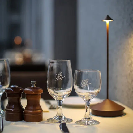 ZenLume LED Lamp | Draadloze Waterdichte Tafellamp | Dimfunctie & Touchbediening | Minimalistisch Design voor Binnen & Buiten | Sfeerverlichting met Lange Batterijduur | Elegante Verlichting voor Elke Ruimte
