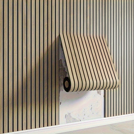 CleanWall 3D PVC Wandpanelen Houtlook | Zelfklevend & Waterbestendig | Eenvoudige Installatie voor Natuurlijke Sfeer Woning