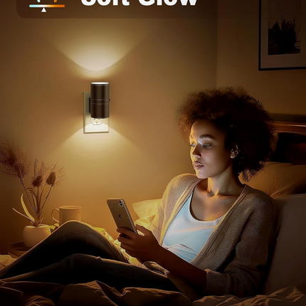LED Nachtlamp Dimbaar | Energiezuinige Plug-In Verlichting | Instelbare Helderheid | Compact Ontwerp voor Slaapkamer & Gang | Perfecte Kinderslaapkamer Oplossing | Duurzaam & Betrouwbaar | Eenvoudige Installatie
