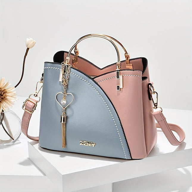 YSL Designer Tas | Handgemaakte Luxe | Levendige Kleurblokken & Kwastdetail | Premium & Elegant Leer | Ruime Interieur Ruimte
