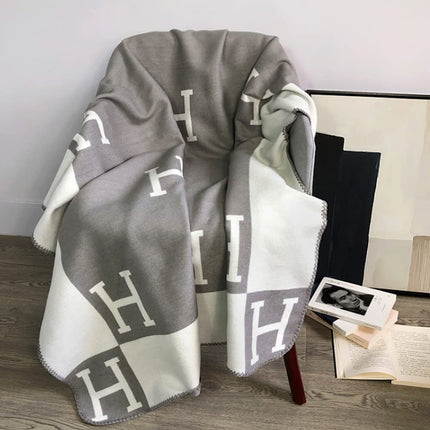 Luxe wollen kasjmier plaid 140x170 cm | Superzacht & comfortabel | Hoogwaardige kwaliteit | Snel thuisbezorgd | Meerdere kleuren
