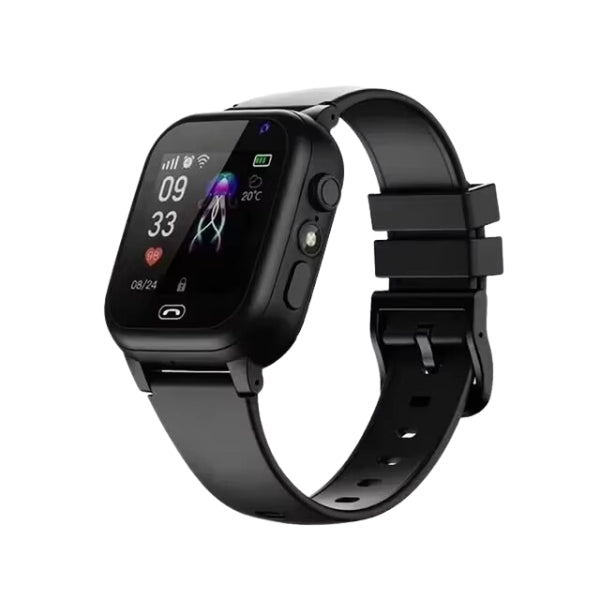Kindersmartwatch met GPS Tracker | Spatwaterdicht IP67 | Camera & Videobellen | 4G Ondersteuning | SOS Functie | Activiteiten & Slaapmonitoring | Veiligheidszones | Nano SIM | 1.4" Touchscreen | Emerentie oproep | SMS & Spraakberichten