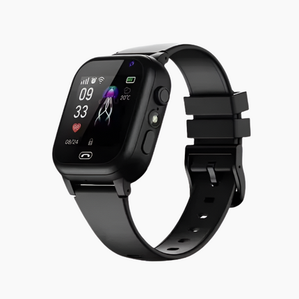 Kindersmartwatch met GPS Tracker | Spatwaterdicht IP67 | Camera & Videobellen | 4G Ondersteuning | SOS Functie | Activiteiten & Slaapmonitoring | Veiligheidszones | Nano SIM | 1.4" Touchscreen | Emerentie oproep | SMS & Spraakberichten