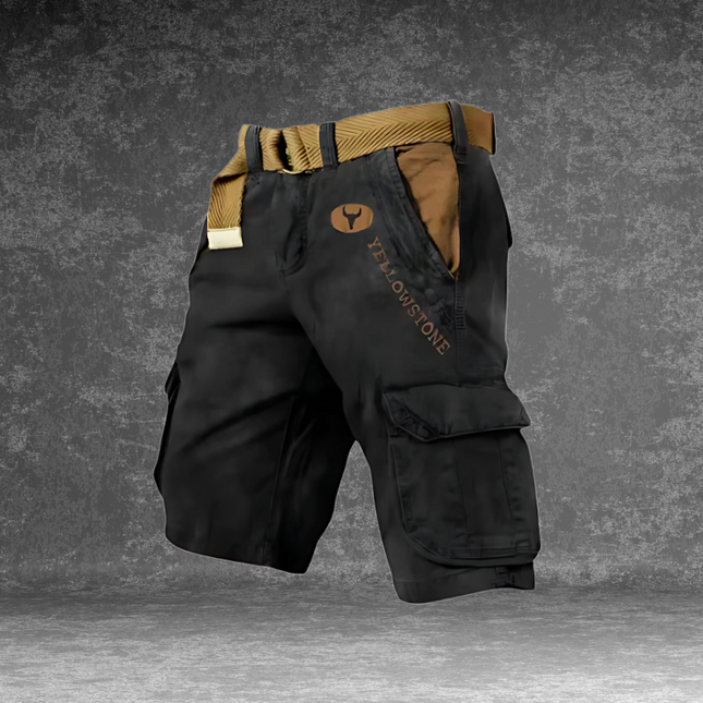 Heren Cargo Korte Broek Maverick | Duurzaam Katoenmix | Meerdere Zakjes | Outdoor Avonturen & Casual Gebruik | Regular Fit | Stijlvol en Veelzijdig | Rits- en Knoopsluiting | Diverse Kleuren | Comfortabele Pasvorm