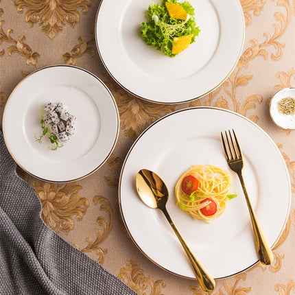 24-delige Bestekset RVS | Elegant Dinerset voor Maximaal 6 Personen | Luxe Tafelaanvulling | Vaatwasserbestendig | Zilver Goud Zwart