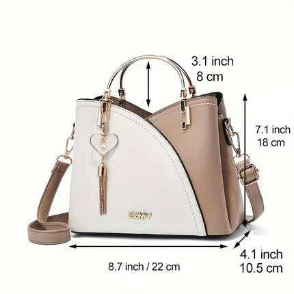 YSL Designer Tas | Handgemaakte Luxe | Levendige Kleurblokken & Kwastdetail | Premium & Elegant Leer | Ruime Interieur Ruimte