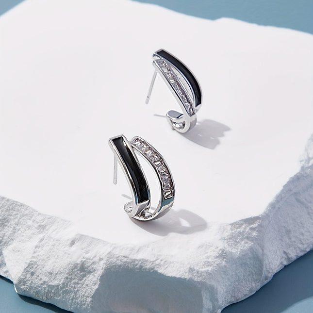 Zirconia Oorbellen | Elegante en Tijdloze Koreaanse Stijl | Subtiele Studs Verfijnde Hoops Opvallende Hangers | Comfortabel Lichtgewicht | Geschikt voor Dagelijks en Speciale Gelegenheden | Duurzaam Verfijnd Accessoire
