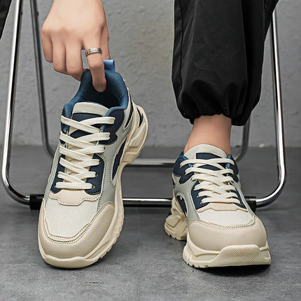 Heren Sneakers Ademend Retro Stijl | Flexibele Zool & Antislipstructuur | Streetwear Mode & Comfort | Casual Sport Schoenen