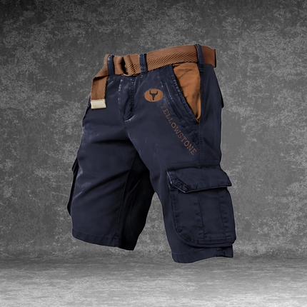 Heren Cargo Korte Broek Maverick | Duurzaam Katoenmix | Meerdere Zakjes | Outdoor Avonturen & Casual Gebruik | Regular Fit | Stijlvol en Veelzijdig | Rits- en Knoopsluiting | Diverse Kleuren | Comfortabele Pasvorm