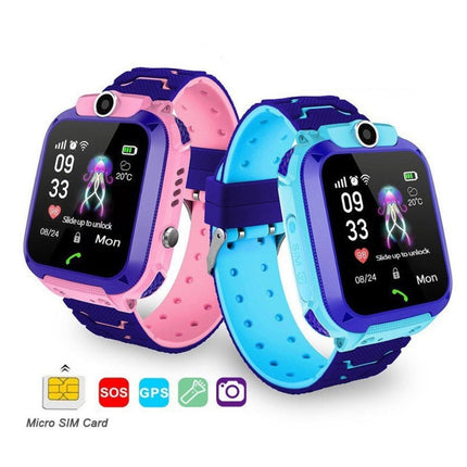 Kinder GPS Smartwatch | Met Telefoongesprekken | SOS-knop | Camera | Kindvriendelijk | Felle Kleuren | Volg Locatie | Veiligheid | Geschikt voor Jongens en Meisjes | Oplaadbare Batterij | Leeftijd vanaf 4 Jaar