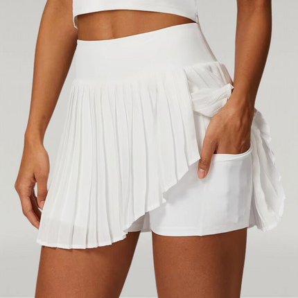 Sportrok Dames met Ingebouwd Broekje | Bewegingsvrijheid en Stijl | Tennis & Sportactiviteiten | Nylon Spandex Kreukelvrij