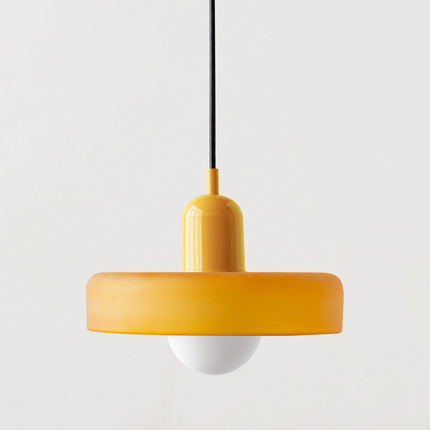 Bauhaus Design Hanglamp | Gekleurd Glas | Modern Interieur | Energiezuinig | Kies Jouw Ruimte | Eyecatcher Verlichting