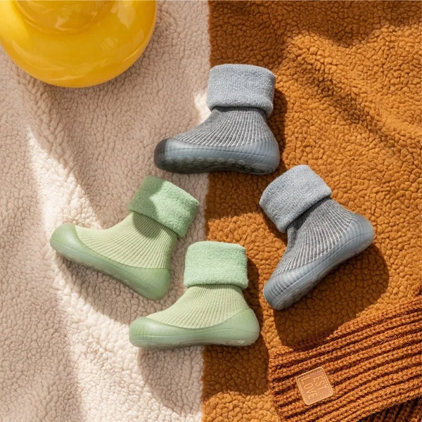 Mini Fashion™ | Antislip Sokken voor Peuters | Warme Babysokken | Rubberen Zool | Makkelijk Aan te Trekken | Indoor & Outdoor